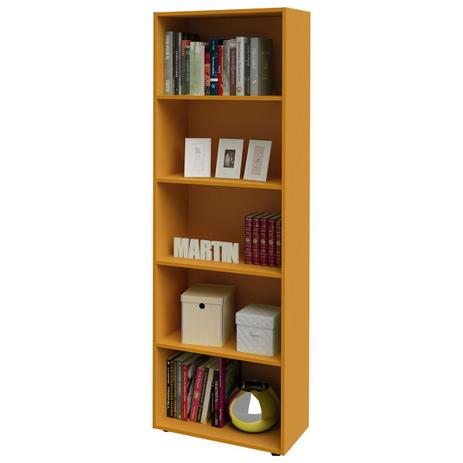 Estante Livreiro Multy 4 Prateleiras Amarelo Artely Menor preço em Estante Livreiro Multy 4 Prateleiras Amarelo Artely