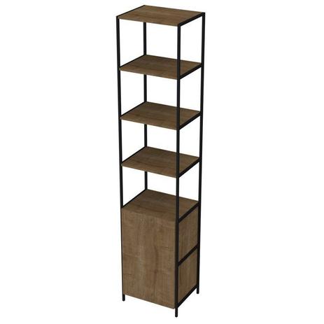 Estante Livreiro Steel Quadra 1 Porta Vermont - Artesano Menor preço em Estante Livreiro Steel Quadra 1 Porta Vermont - Artesano