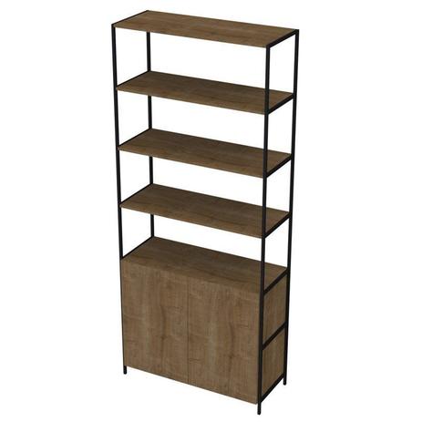 Estante Livreiro Steel Quadra 2 Portas Vermont - Artesano Menor preço em Estante Livreiro Steel Quadra 2 Portas Vermont - Artesano