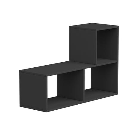 Estante Modular 0.9 Preto Multivisão Menor preço em Estante Modular 0.9 Preto Multivisão