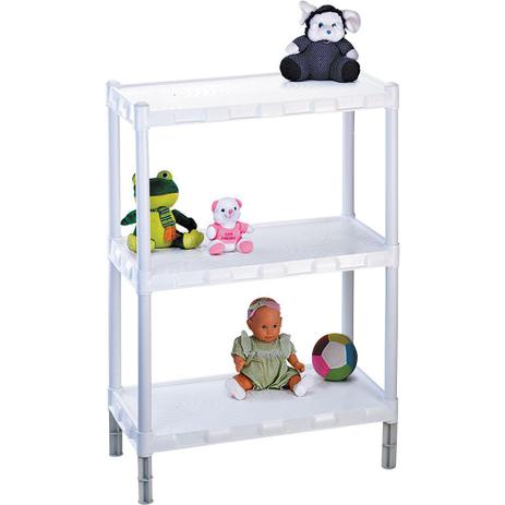 Estante Modular 3 Prateleiras Pequena 918 Agraplast Preta Menor preço em Estante Modular 3 Prateleiras Pequena 918 Agraplast Preta