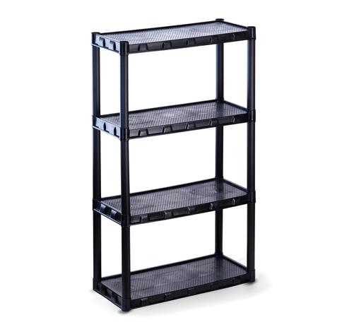 Estante Modular 4 Prateleiras Pequena 851 Agraplast Preta Menor preço em Estante Modular 4 Prateleiras Pequena 851 Agraplast Preta