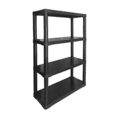 Estante Modular com 4 Prateleiras Preta Antares Menor preço em Estante Modular com 4 Prateleiras Preta Antares
