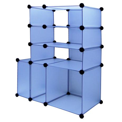 Menor preço em Estante multi-uso Organizadora 6 Compartimentos transparente CBR1022 - Commerce Brasil