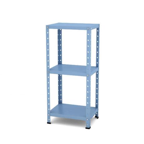 Estante Multiuso Desmontável de Aço T190 Clássico Pandin Móveis Azul Menor preço em Estante Multiuso Desmontável de Aço T190 Clássico Pandin Móveis Azul