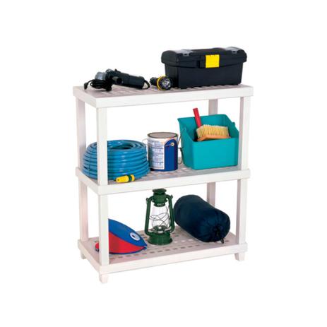 Estante Multiuso Modular Tubular para 150kg 3 Prateleiras Ordene 40000 Menor preço em Estante Multiuso Modular Tubular para 150kg 3 Prateleiras Ordene 40000