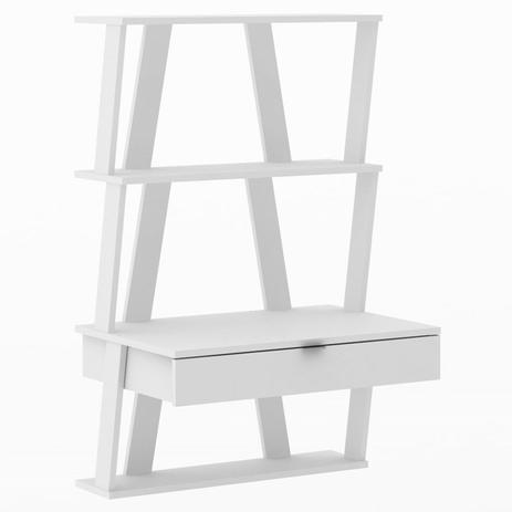 Estante Multiuso Suspensa 1 Gaveta AZ1004 Branco - Tecno Mobili Menor preço em Estante Multiuso Suspensa 1 Gaveta AZ1004 Branco - Tecno Mobili