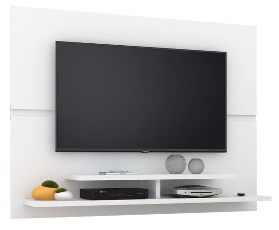 Estante Painel Mônaco New Branco Toque BP P/ TV até 50 Polegadas - Lukaliam móveis Menor preço em Estante Painel Mônaco New Branco Toque BP P/ TV até 50 Polegadas - Lukaliam móveis