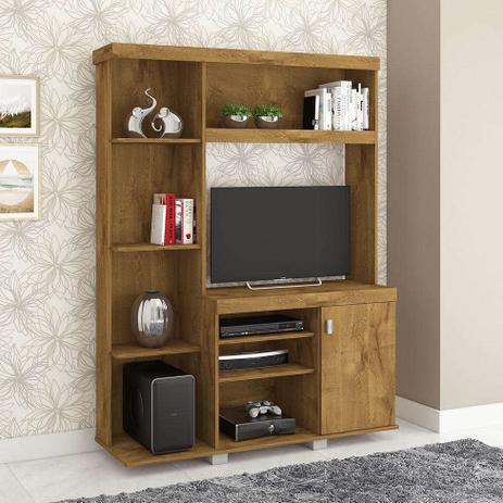 Estante Para Home Theater e TV 32 Polegadas Leticia Plus Mel 130 cm II - Permobili Menor preço em Estante Para Home Theater e TV 32 Polegadas Leticia Plus Mel 130 cm II - Permobili