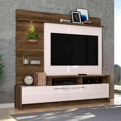Estante para Home Theater e TV até 60 Polegadas Ipanema Canela e Off White - Colibri Menor preço em Estante para Home Theater e TV até 60 Polegadas Ipanema Canela e Off White - Colibri