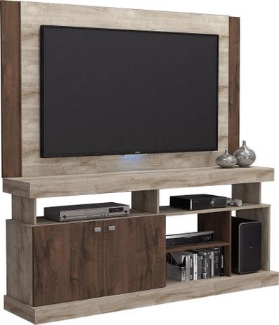 Estante para Home Theater Florenca Rustico e Cafe - Permóbili Menor preço em Estante para Home Theater Florenca Rustico e Cafe - Permóbili
