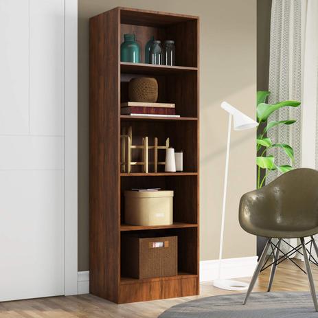 Estante para Livros 5 Prateleiras Charge Espresso Móveis Pinho é boa?