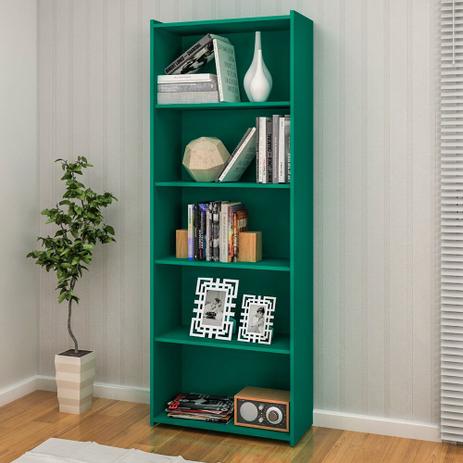 Estante para Livros Biblioteca M Esm 201 Turquesa - Movel Bento Menor preço em Estante para Livros Biblioteca M Esm 201 Turquesa - Movel Bento