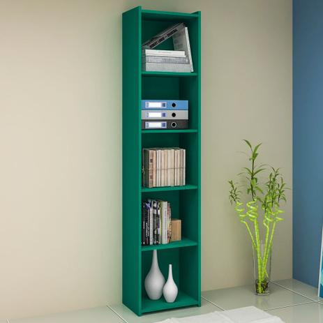 Estante para Livros Biblioteca P Esm 206 Turquesa - Movel bento Menor preço em Estante para Livros Biblioteca P Esm 206 Turquesa - Movel bento