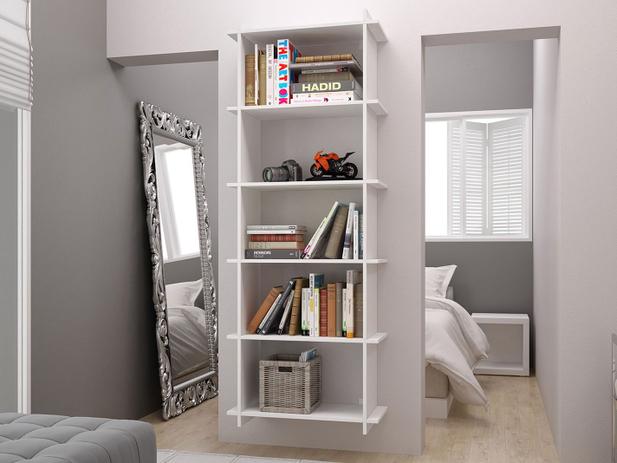 Estante para Livros/Livreiro 5 Prateleiras - BRV Móveis BX 02-06 Menor preço em Estante para Livros/Livreiro 5 Prateleiras - BRV Móveis BX 02-06