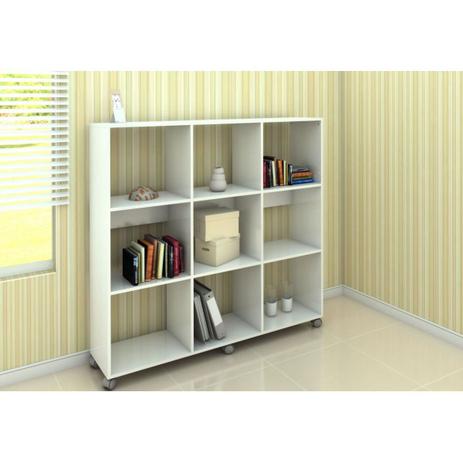 Estante para Livros Multifuncional Caracol com 9 Nichos - Politorno Menor preço em Estante para Livros Multifuncional Caracol com 9 Nichos - Politorno