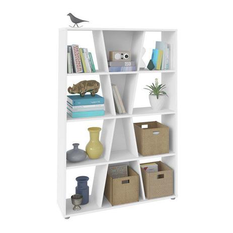 Estante Para Livros Xis Branco Artely Menor preço em Estante Para Livros Xis Branco Artely