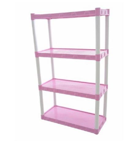 Estante Plástica Modular Rosa Com 4 Prateleiras Agraplast é ruim? Estante Plástica Modular Rosa Com 4 Prateleiras Agraplast é boa?