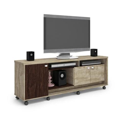 Estante Rack Bancada Dallas Rovere/Noce Toque BP - Lukaliam móveis Menor preço em Estante Rack Bancada Dallas Rovere/Noce Toque BP - Lukaliam móveis