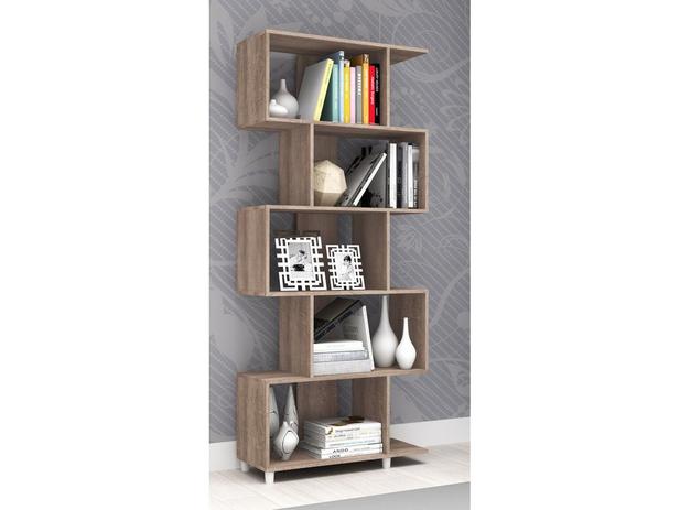 pic Nichos Magazine Luiza estante regular 5 nichos rustico movelbento