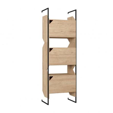 Estante tripla com portas e suporte Soul-Mel - BE Mobiliário Menor preço em Estante tripla com portas e suporte Soul-Mel - BE Mobiliário