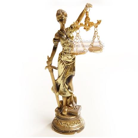 Estátua Dama da Justiça - Símbolo do Direito - 24cm - News jk Menor preço em Estátua Dama da Justiça - Símbolo do Direito - 24cm - News jk