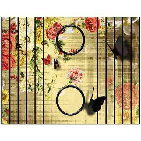 Esteira Bandeja Porta Copos Para Braço de Sofá Estampada Flores E Borboletas - Móblis Menor preço em Esteira Bandeja Porta Copos Para Braço de Sofá Estampada Flores E Borboletas - Móblis