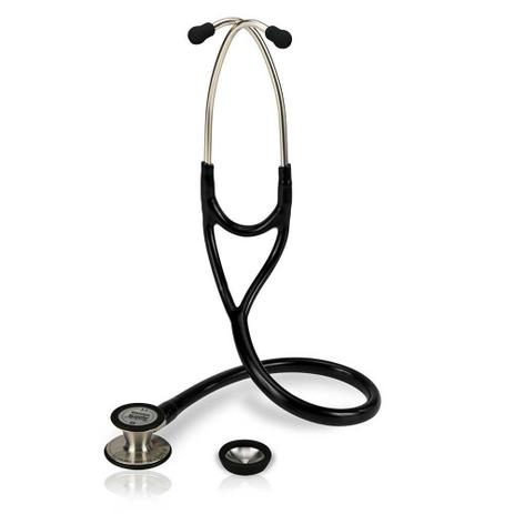 Estetoscópio Cardiológico Spirit Cardiology Adulto e Pediátrico - Preto Menor preço em Estetoscópio Cardiológico Spirit Cardiology Adulto e Pediátrico - Preto