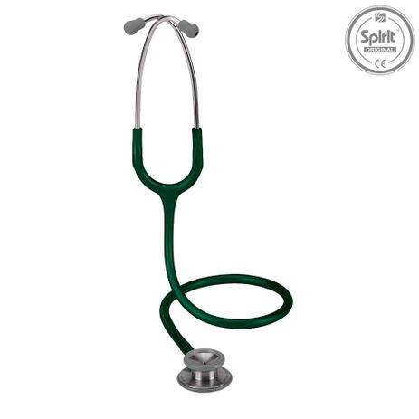 Estetoscópio Professional Adulto Verde Escuro Spirit Menor preço em Estetoscópio Professional Adulto Verde Escuro Spirit