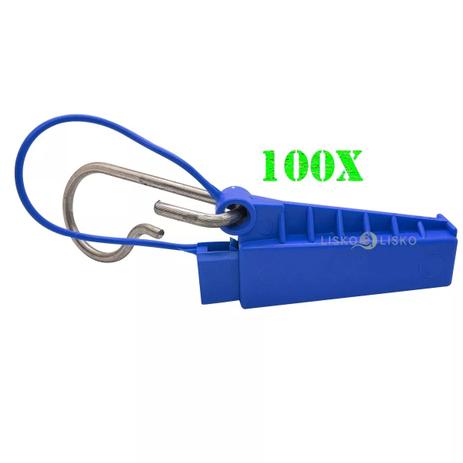 Esticador Cunha Cabo Drop Alça Plástica Azul C/ 100 Pçs - Multitoc Menor preço em Esticador Cunha Cabo Drop Alça Plástica Azul C/ 100 Pçs - Multitoc
