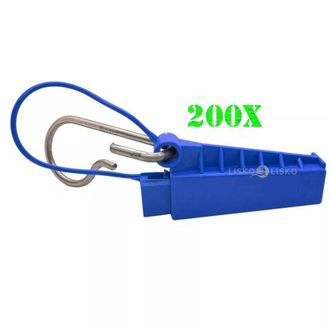 Esticador Cunha Cabo Drop Alça Plástica Azul C/ 200 Pçs - Multitoc Menor preço em Esticador Cunha Cabo Drop Alça Plástica Azul C/ 200 Pçs - Multitoc