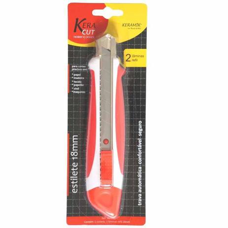 Estilete 18mm c.2 lam refil-ke0098710000 - Keramik é boa?