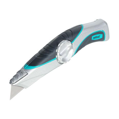 Estilete profissional com Lâmina Trapézio - 408900 - Wolfcraft - 18mm Menor preço em Estilete profissional com Lâmina Trapézio - 408900 - Wolfcraft - 18mm