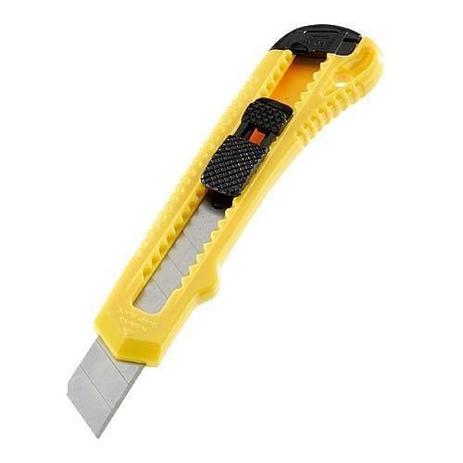 Estilete retratil 18mm economico - 10-143 - stanley Menor preço em Estilete retratil 18mm economico - 10-143 - stanley