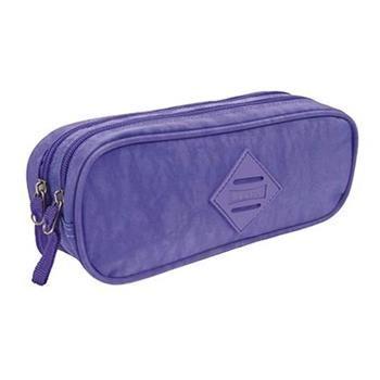 Estojo 2 Compartimentos Crinkle Lilas - Sestini Menor preço em Estojo 2 Compartimentos Crinkle Lilas - Sestini
