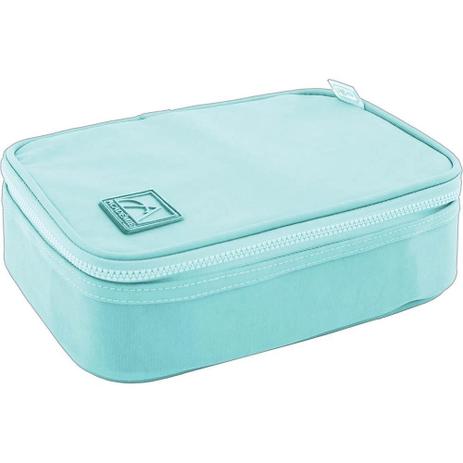Estojo Box Tilibra Academie Azul Claro 100 Pens/Canetas Menor preço em Estojo Box Tilibra Academie Azul Claro 100 Pens/Canetas