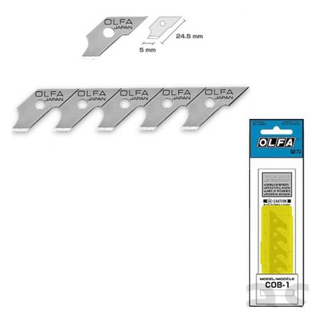 Estojo c/ 15 Lâminas Exclusivas Olfa COB-1 14748 Para uso do Compasso Olfa CMP-1 Menor preço em Estojo c/ 15 Lâminas Exclusivas Olfa COB-1 14748 Para uso do Compasso Olfa CMP-1