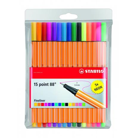 Estojo Caneta Stabilo Point com 15 Unid. Sortidas é ruim? Estojo Caneta Stabilo Point com 15 Unid. Sortidas é boa?