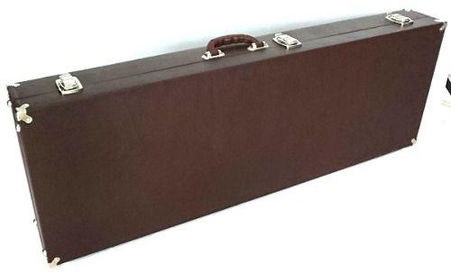 Estojo Case para Guitarra Marrom Pelúcia Caramelo - Fama Menor preço em Estojo Case para Guitarra Marrom Pelúcia Caramelo - Fama