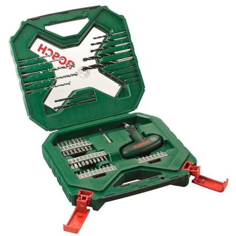 Estojo de Ferramentas, Brocas e Pontas X-Line com 54 Peças BOSCH Menor preço em Estojo de Ferramentas, Brocas e Pontas X-Line com 54 Peças BOSCH