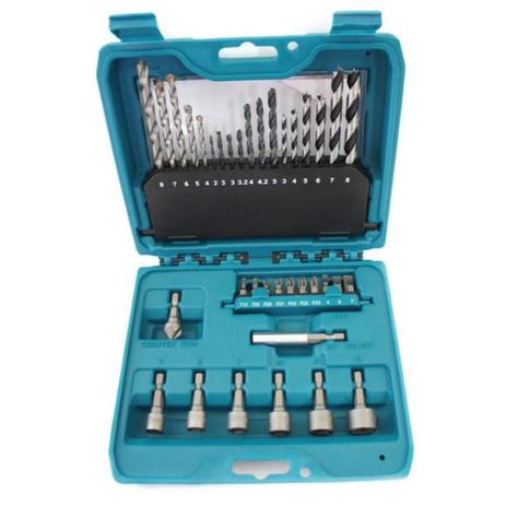 Estojo de Ferramentas e Brocas com 36 Peças P-90320 MAKITA Menor preço em Estojo de Ferramentas e Brocas com 36 Peças P-90320 MAKITA