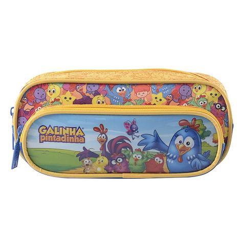Estojo Duplo Galinha Pintadinha Hi-5 Xeryus Menor preço em Estojo Duplo Galinha Pintadinha Hi-5 Xeryus
