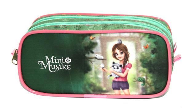 Estojo Duplo Mini Musike Alissa LS EE1616 duas divisorias - Ls bolsas Menor preço em Estojo Duplo Mini Musike Alissa LS EE1616 duas divisorias - Ls bolsas