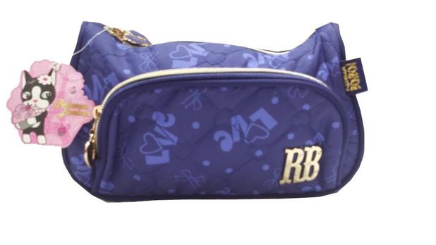 Menor preço em Estojo Duplo RB7191 Rebecca Bonbon - Azul