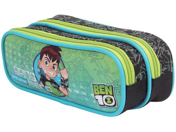 Estojo Escolar 2 Divisórias Ben 10 Soft - com Zíper Dermiwil Menor preço em Estojo Escolar 2 Divisórias Ben 10 Soft - com Zíper Dermiwil
