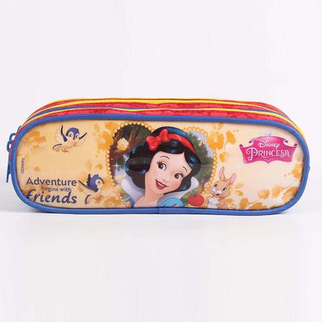 Estojo Escolar Dermiwil Branca de Neve Três Divisórias - 51800 Menor preço em Estojo Escolar Dermiwil Branca de Neve Três Divisórias - 51800