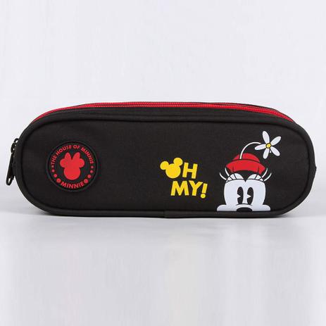 Estojo Escolar Dermiwil Soft Minnie Três Divisórias - 51919 Menor preço em Estojo Escolar Dermiwil Soft Minnie Três Divisórias - 51919