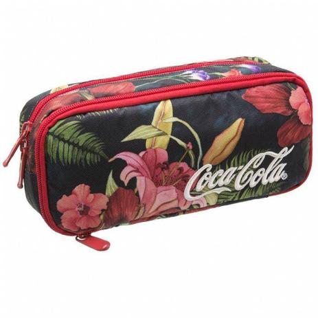 Estojo Escolar Duplo Coca Cola Bloom - Pacific Menor preço em Estojo Escolar Duplo Coca Cola Bloom - Pacific