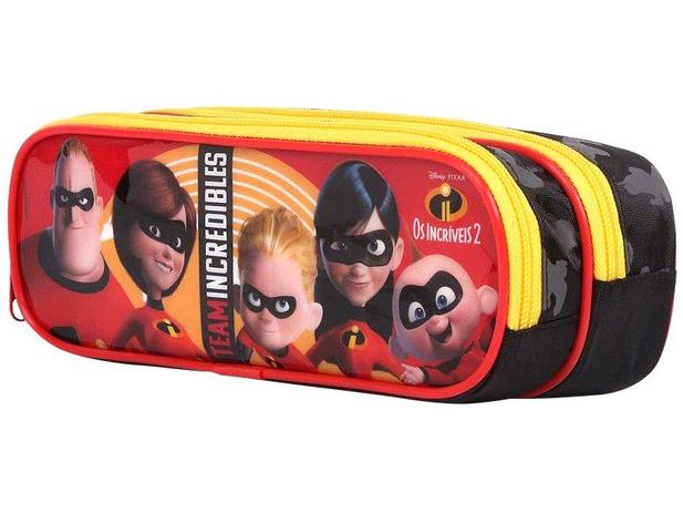 Estojo Escolar Duplo com Zíper Disney Pixar - Os Incríveis 2 Dermiwil Menor preço em Estojo Escolar Duplo com Zíper Disney Pixar - Os Incríveis 2 Dermiwil