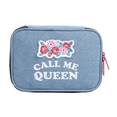 Estojo Escolar Especial Luxo Capricho Jeans Call Me Queen - Mochila capricho Menor preço em Estojo Escolar Especial Luxo Capricho Jeans Call Me Queen - Mochila capricho